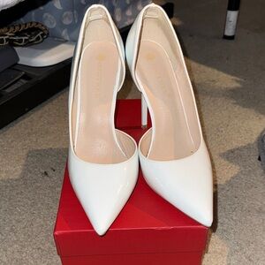 Elegant White Heels